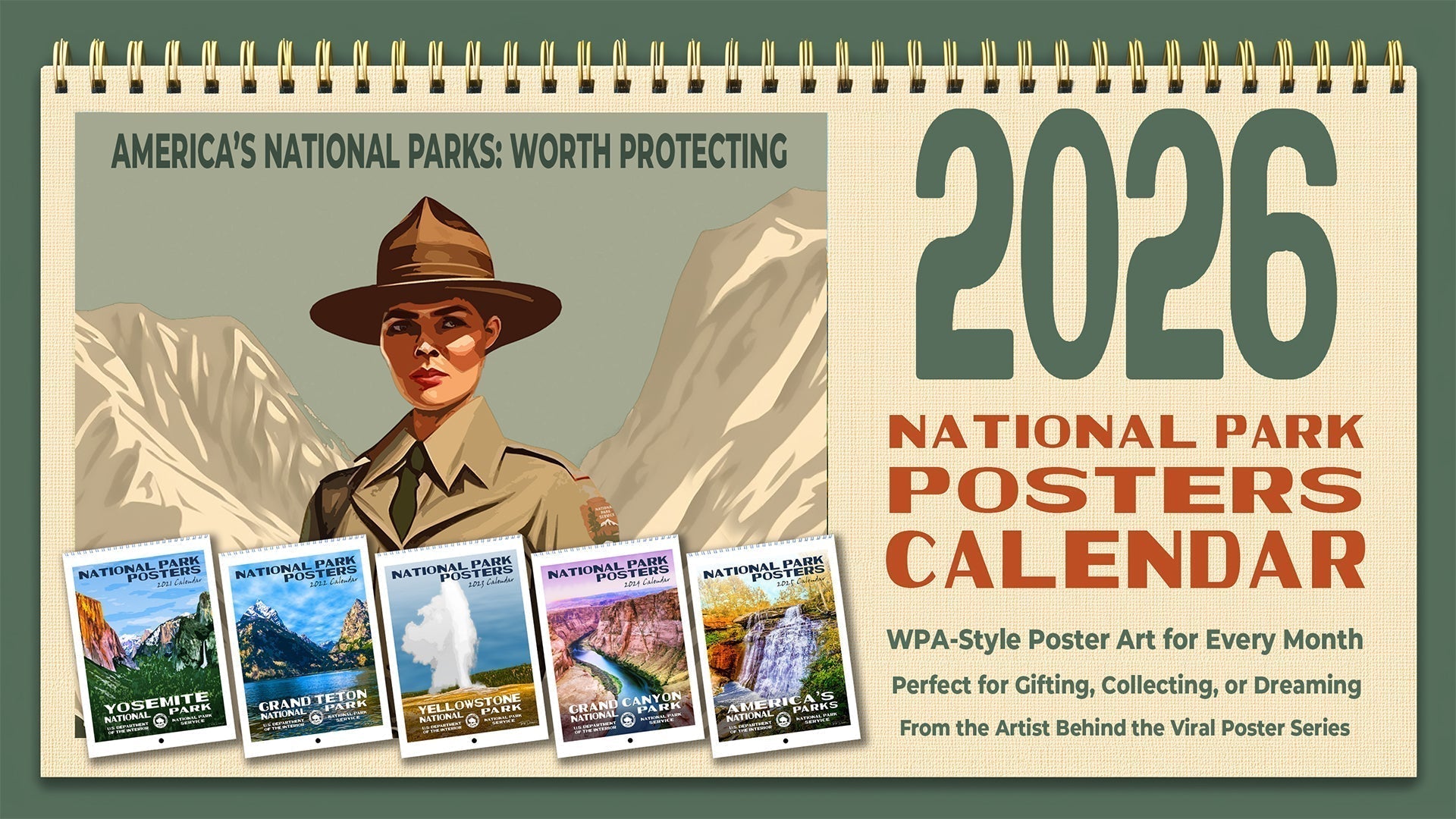 2026 National Park Posters Calendar: Now on Kickstarter | National Park