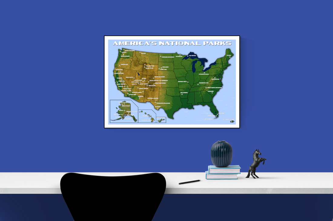 America's National Park Map