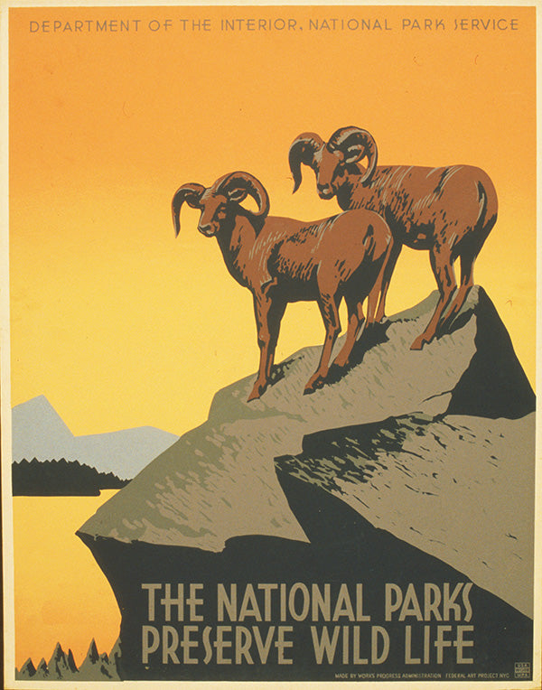 What were the WPA posters? – National Park Posters
