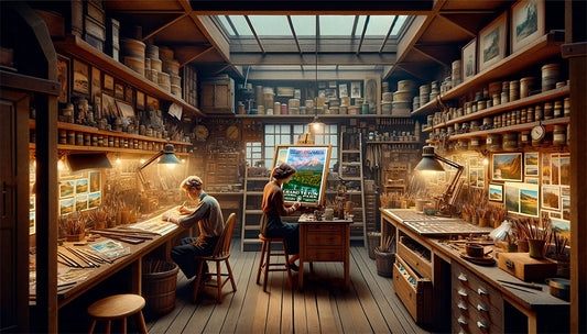 When and why were the National Park posters originally created?