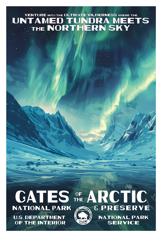 Gates of the Arctic National Park & Preserve Poster
