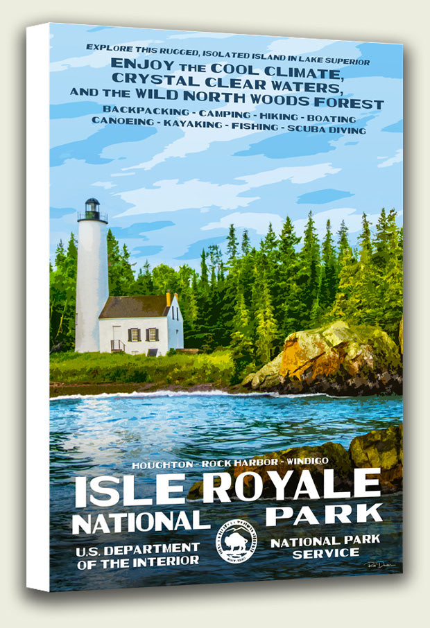 Isle Royale National Park Canvas Print