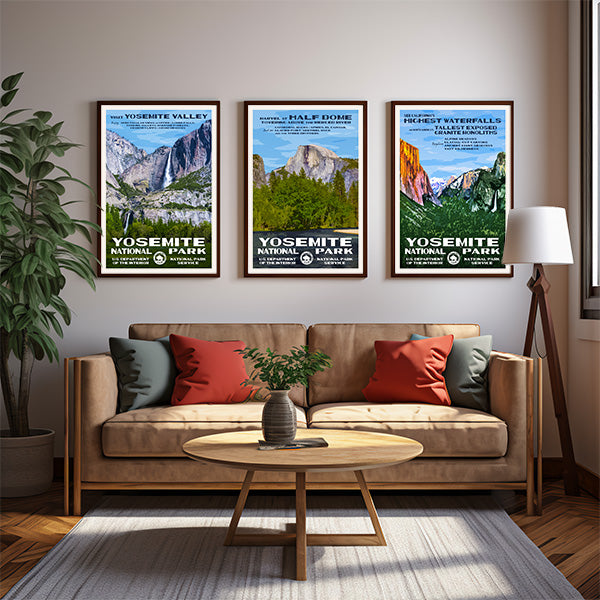 Yosemite National Park Poster - Half Dome