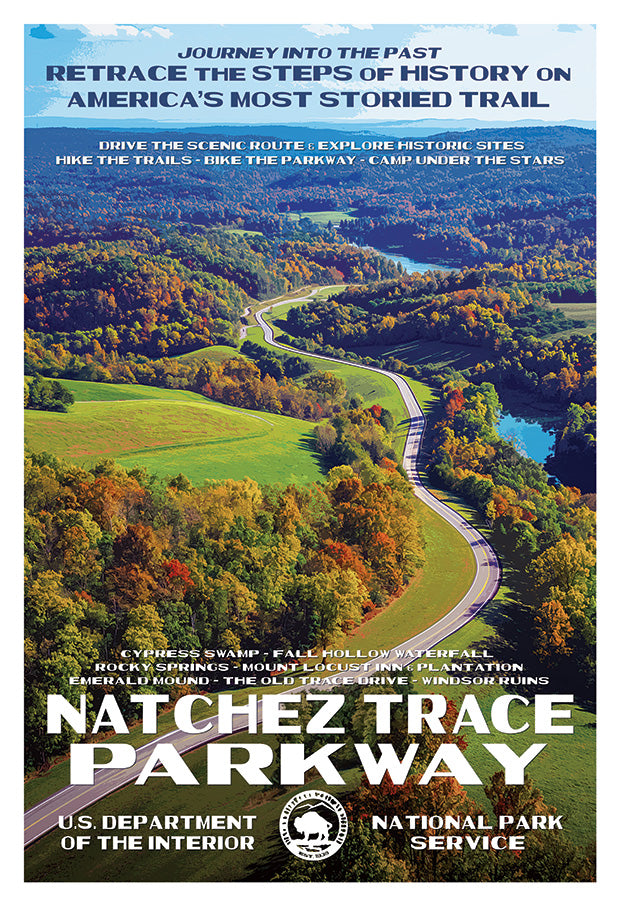 Natchez Trace Parkway Poster
