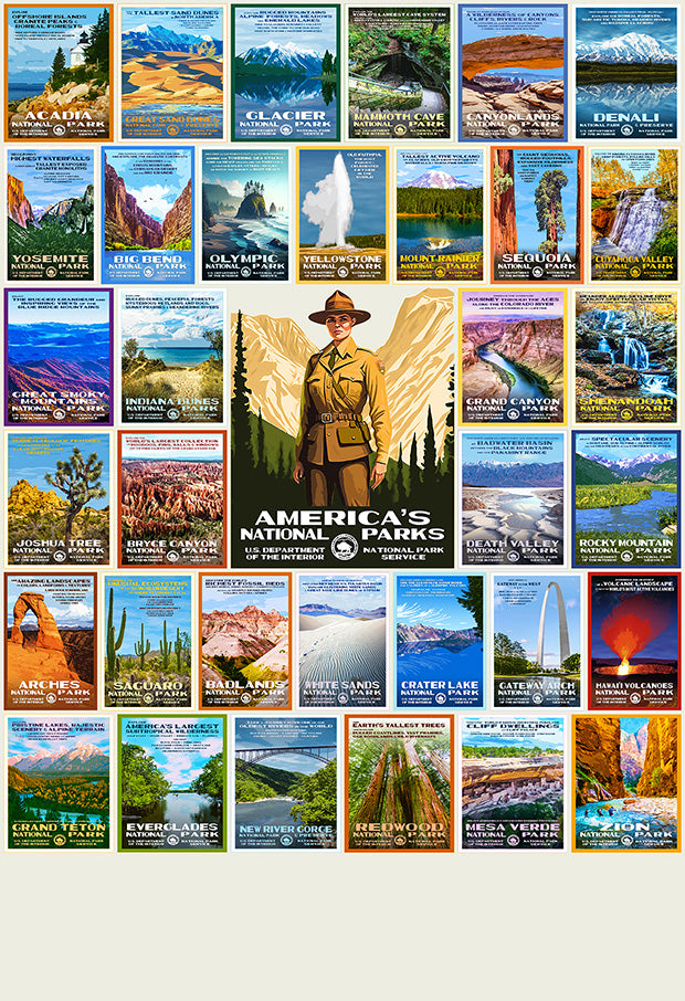 National Park Posters Puzzle