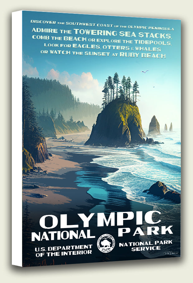 Olympic National Park Canvas Print
