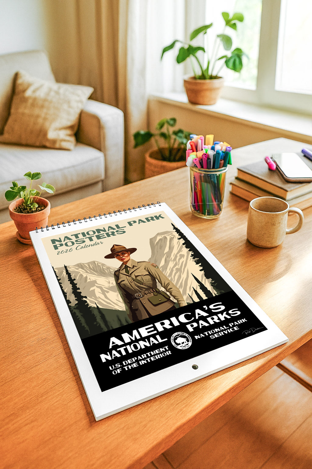 National Park Posters 2026 Calendar