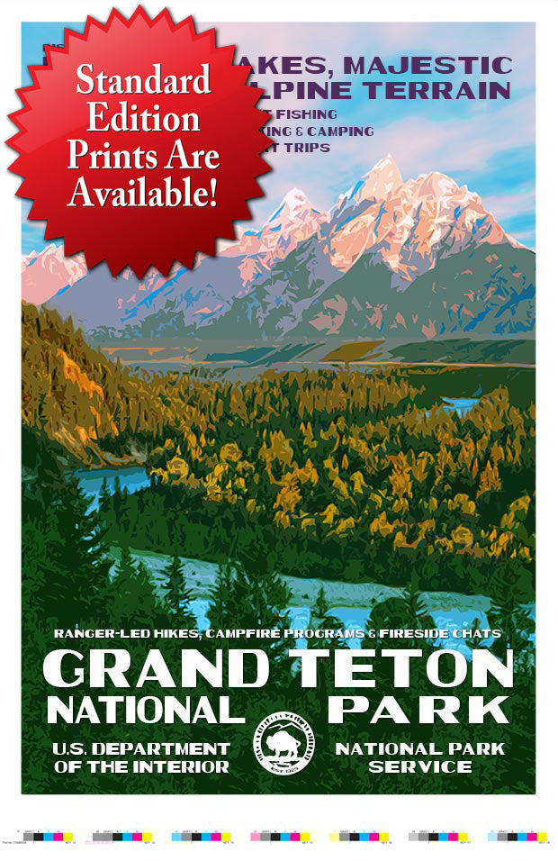 Grand Teton National Park Artist Proof - Snake River Overlook