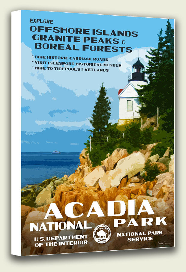 Acadia National Park Canvas Print