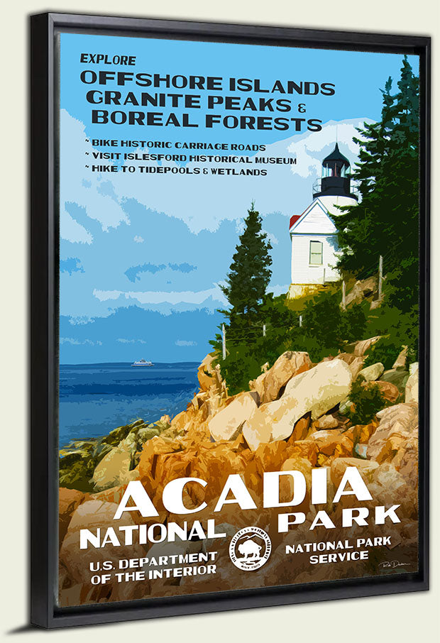 Acadia National Park Canvas Print