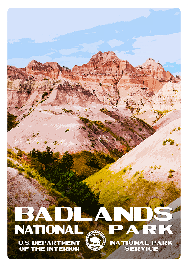 Badlands National Park Sticker