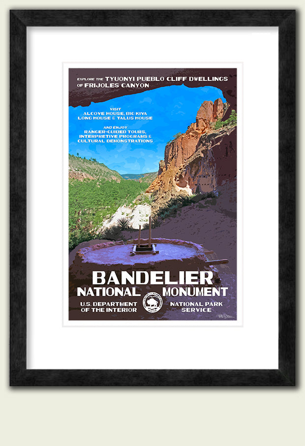 Bandelier National Monument Poster
