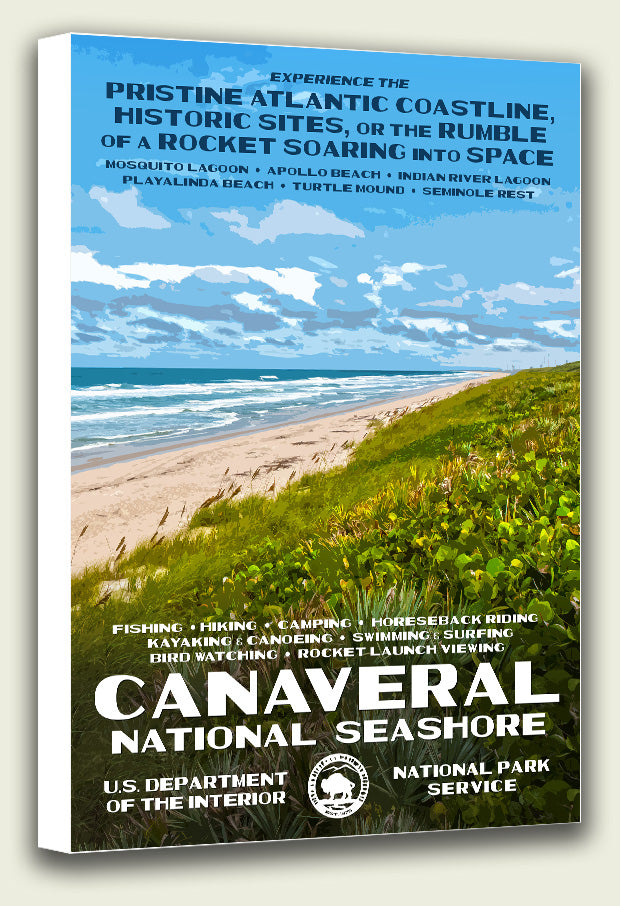 Canaveral National Seashore Canvas Print