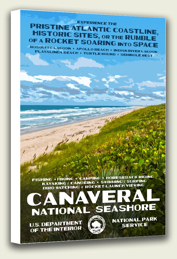 Canaveral National Seashore Canvas Print