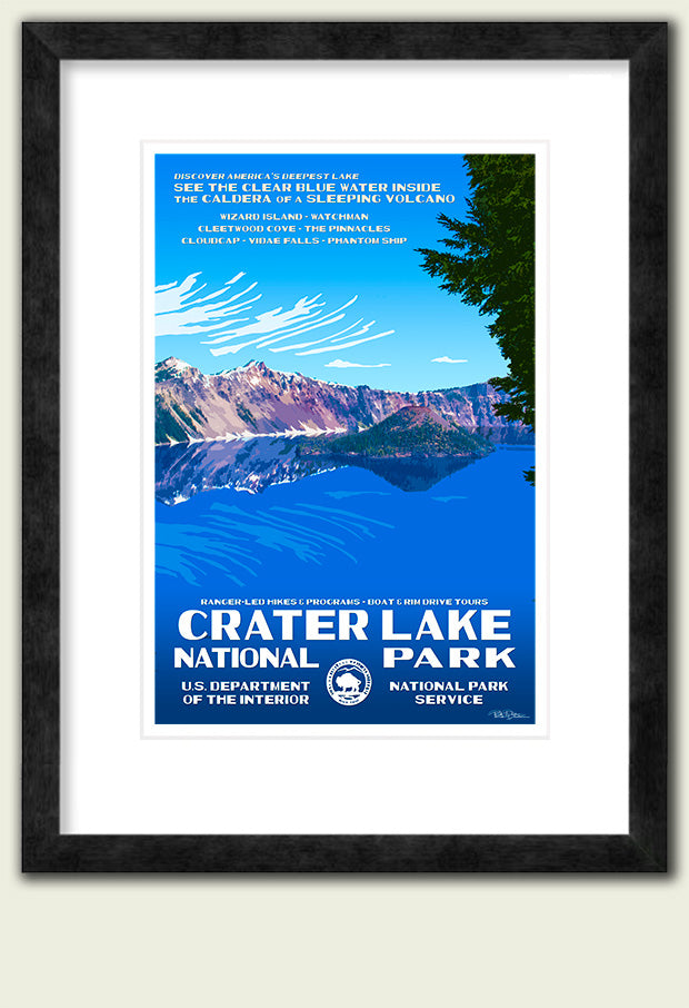 Crater Lake National Park Poster