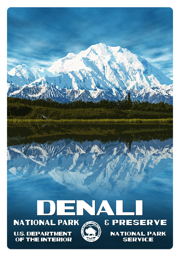 Denali National Park Sticker