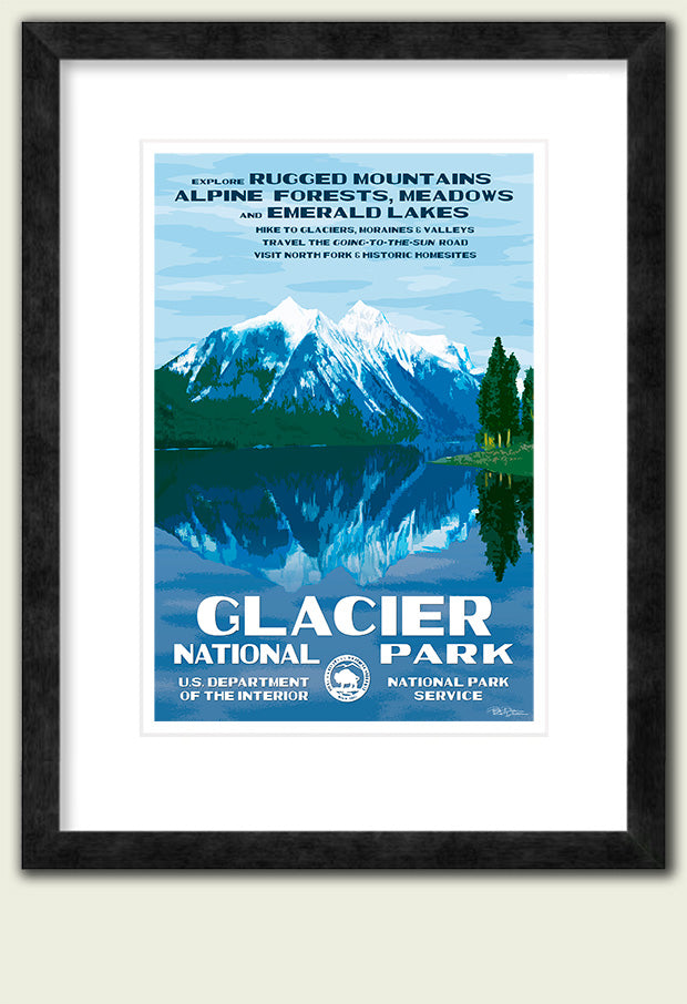 Glacier National Park Poster