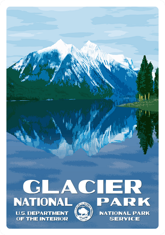 Glacier National Park Sticker