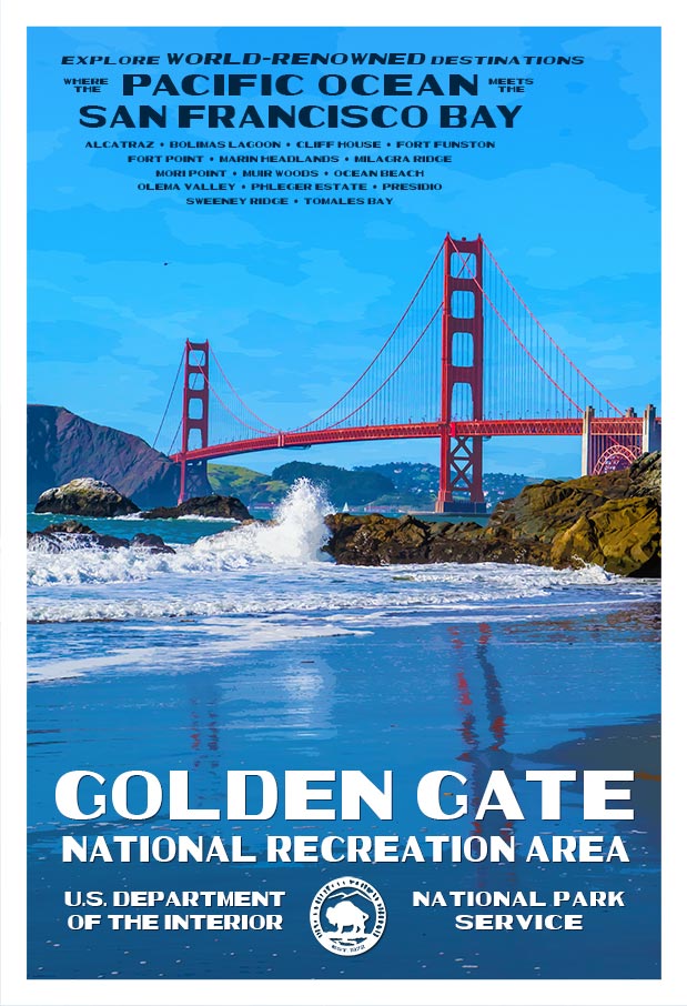 Golden Gate National Recreation Area | National Park Posters