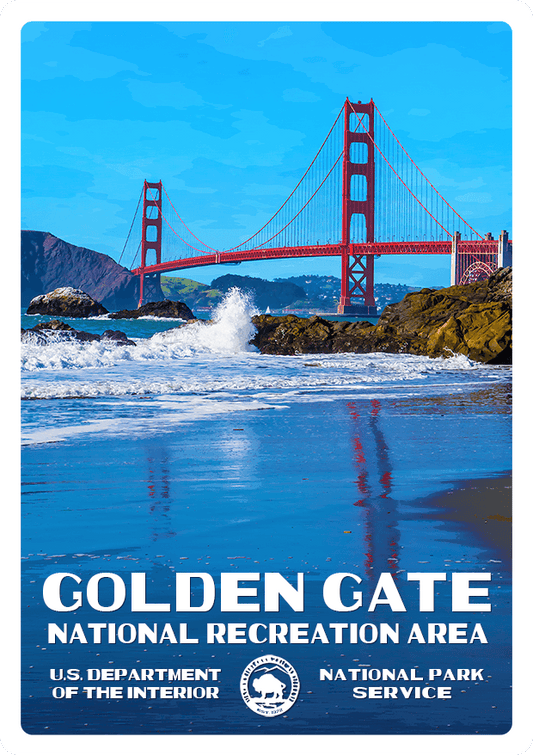Golden Gate National Recreation Area Sticker