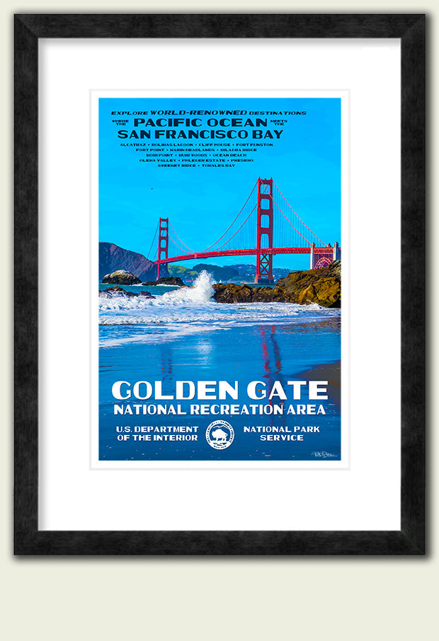 Golden Gate National Recreation Area Poster