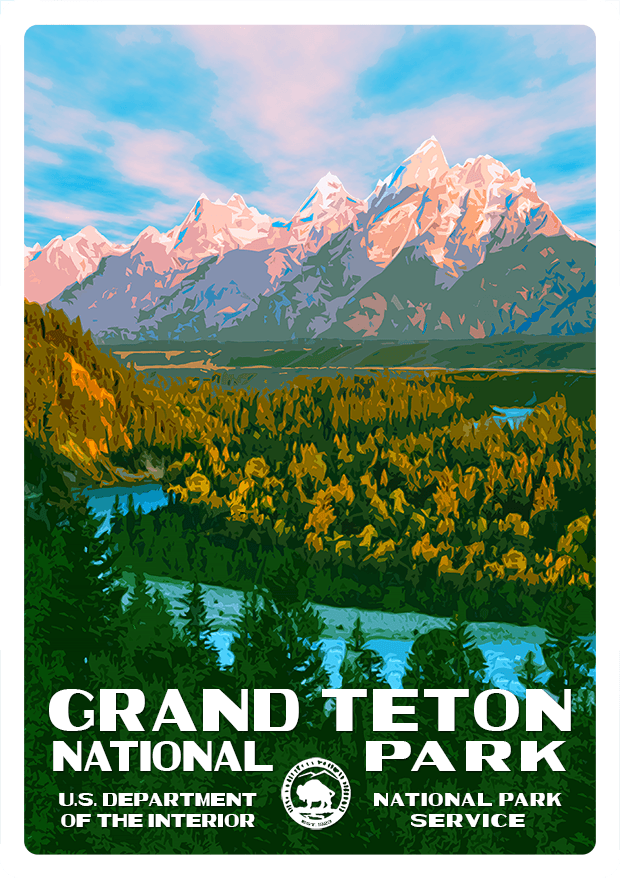 Grand Teton National Park Sticker