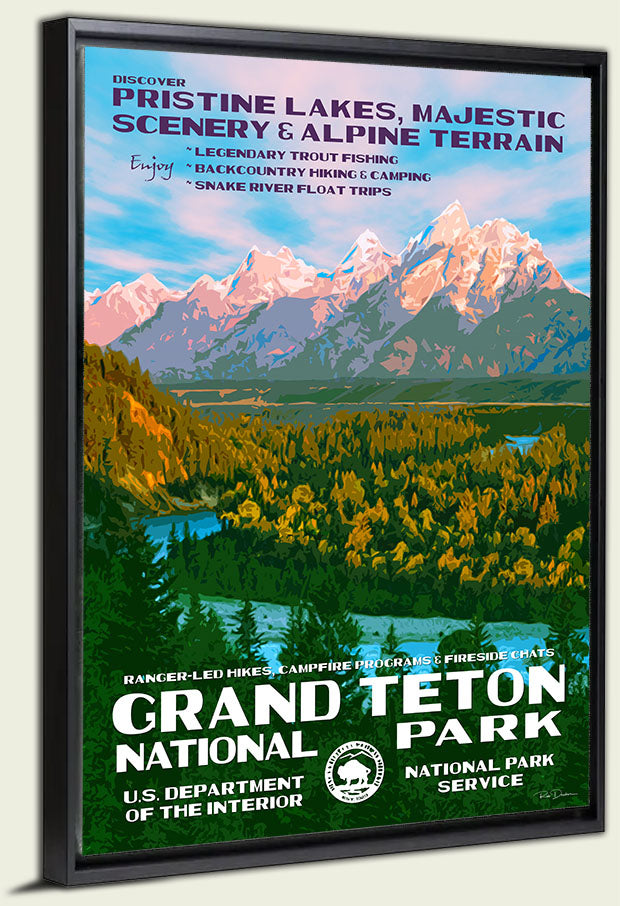 Grand Teton National Park Canvas Print