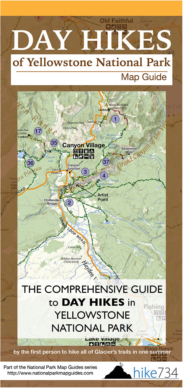 Yellowstone National Park Poster and Map Bundle