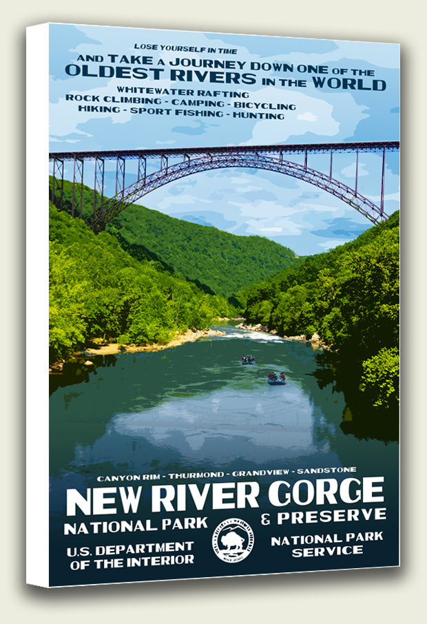 New River Gorge National Park Canvas Print