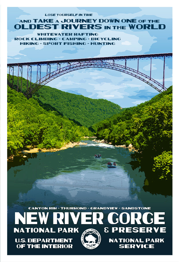New River Gorge National Park Poster