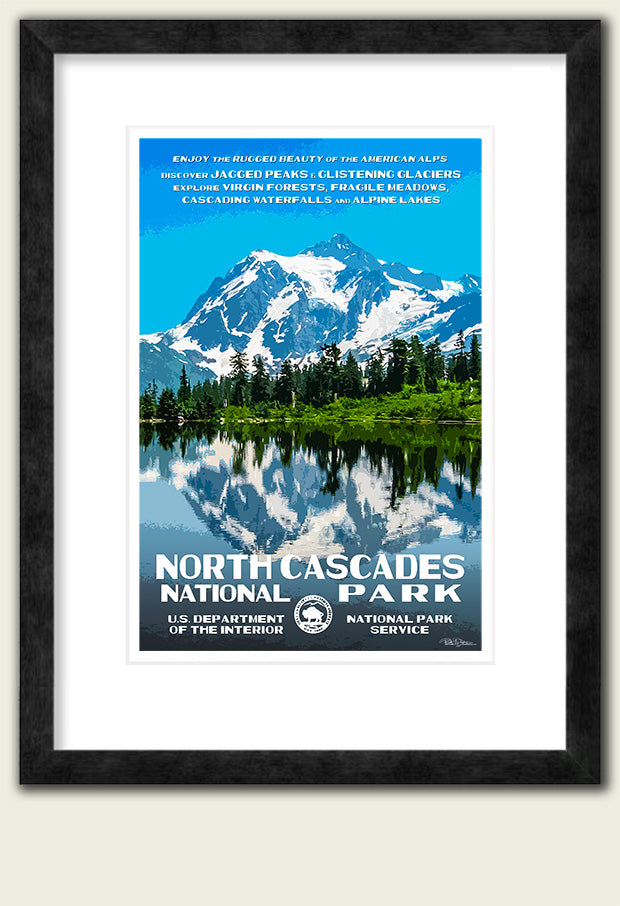 North Cascades National Park Poster