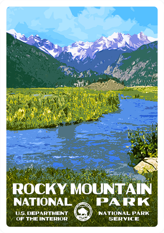 Rocky Mountain National Park Sticker