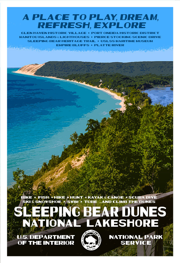 Sleeping Bear Dunes National Lakeshore Poster