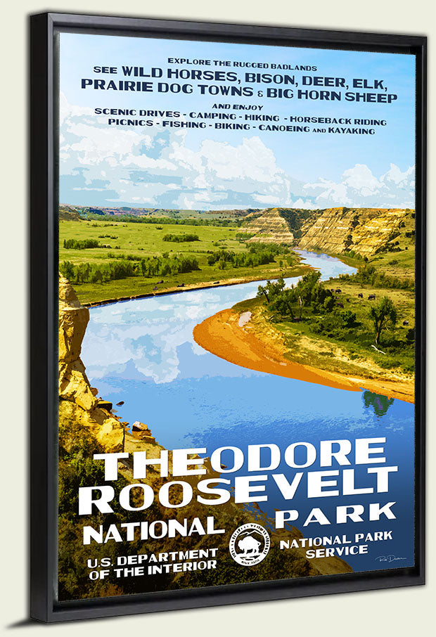 Theodore Roosevelt National Park Canvas Print