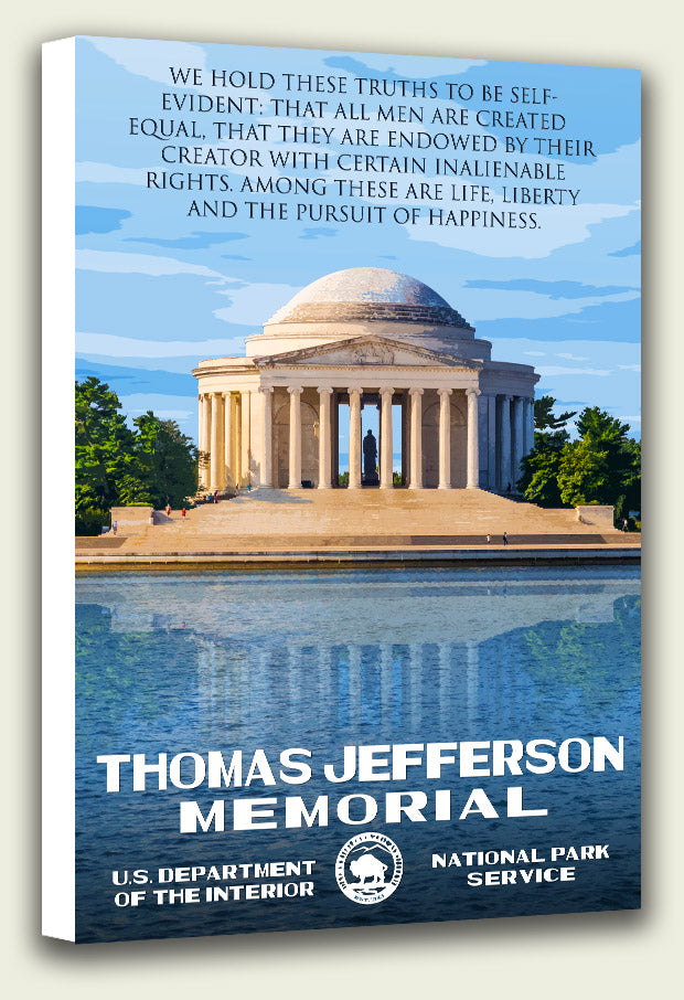 Thomas Jefferson Memorial Canvas Print