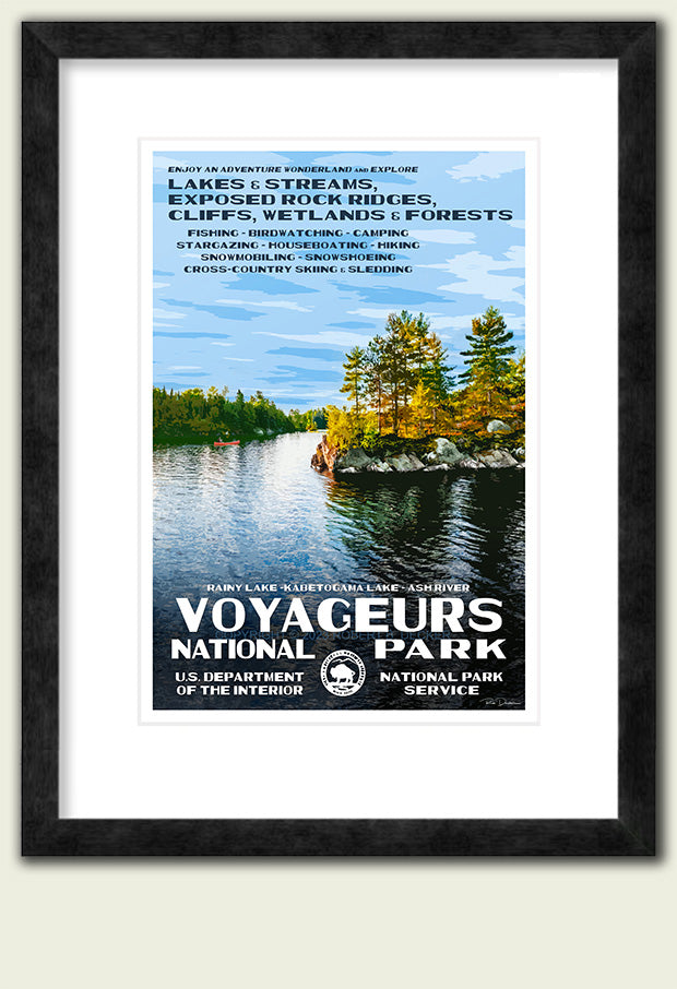 Voyageurs National Park Poster