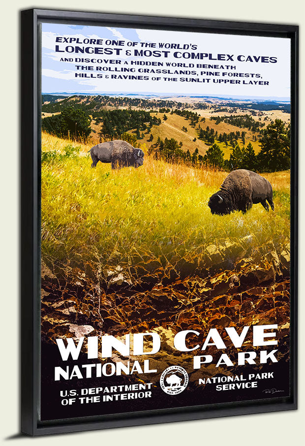 Wind Cave National Park Canvas Print