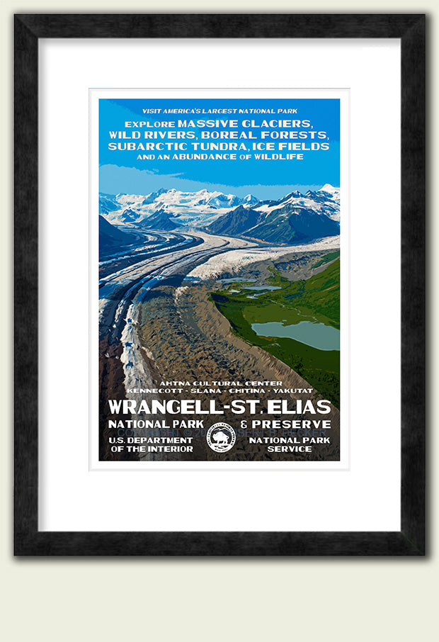 Wrangell-St. Elias National Park Poster