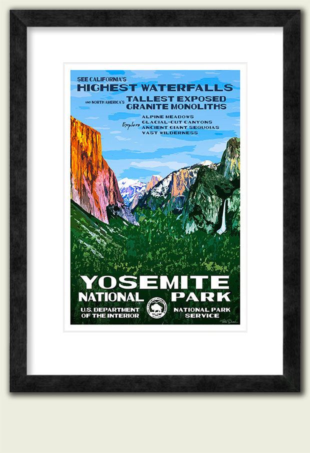 Yosemite National Park Poster - Tunnel View
