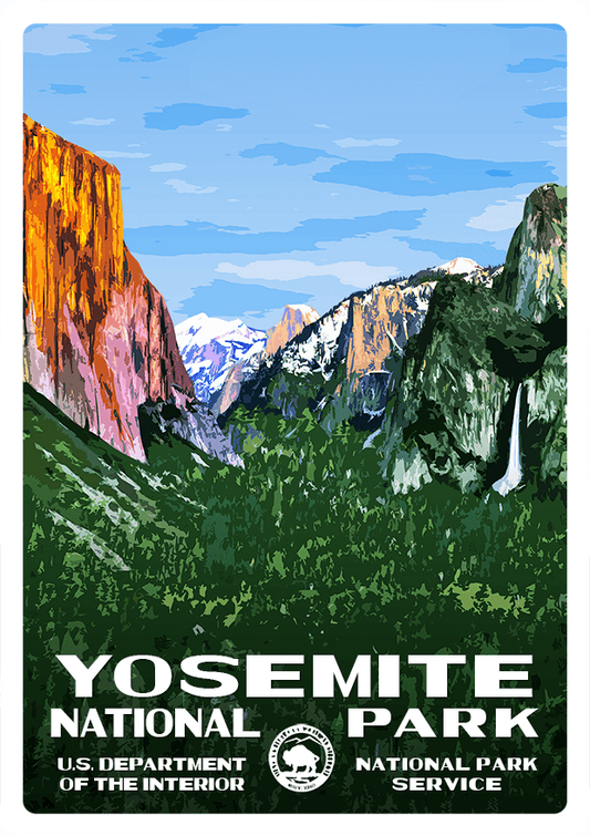 Yosemite National Park Sticker
