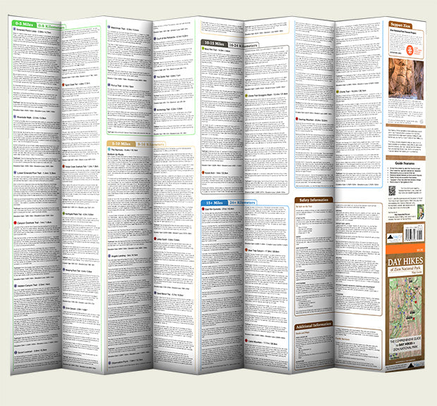 Zion National Park Poster and Map Bundle