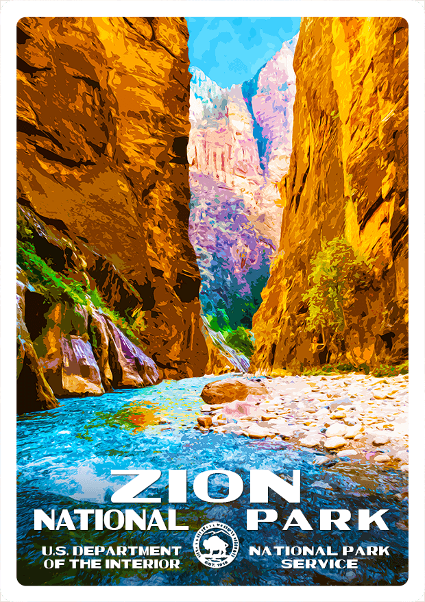 Zion National Park Sticker