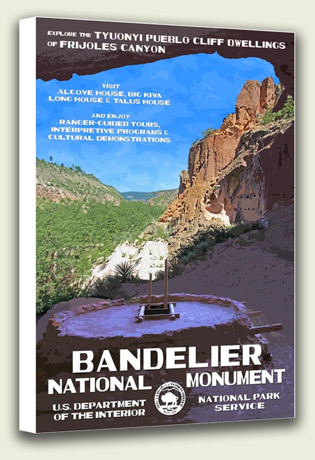 Bandelier National Monument Canvas Print