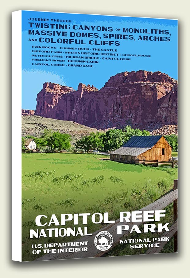 Capitol Reef National Park Canvas Print