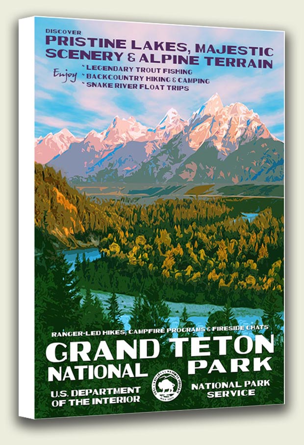 Grand Teton National Park Canvas Print