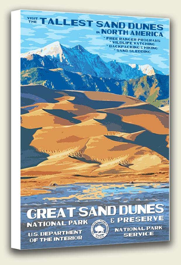 Great Sand Dunes National Park Canvas Print