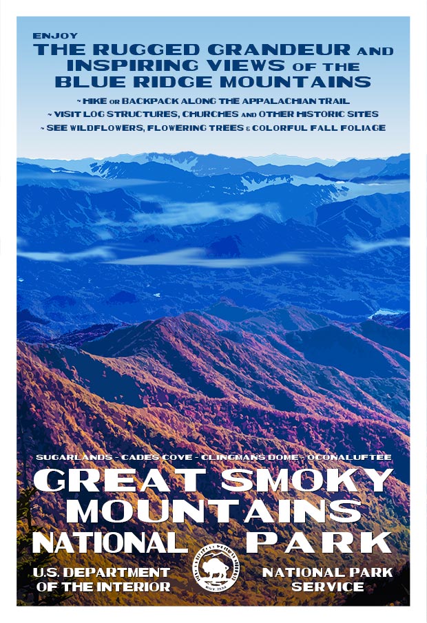 Great Smoky Mountains National Park Poster