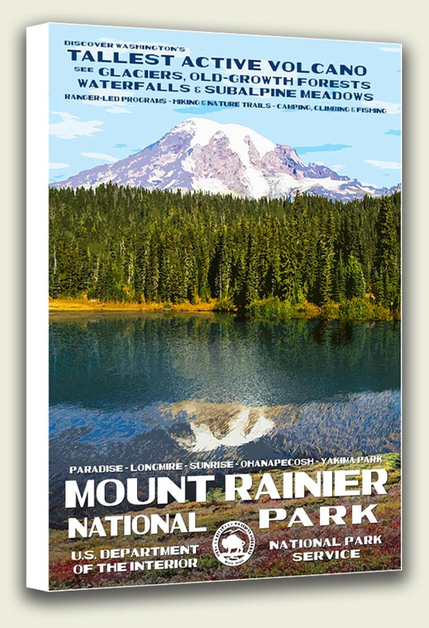 Mount Rainier National Park Canvas Print