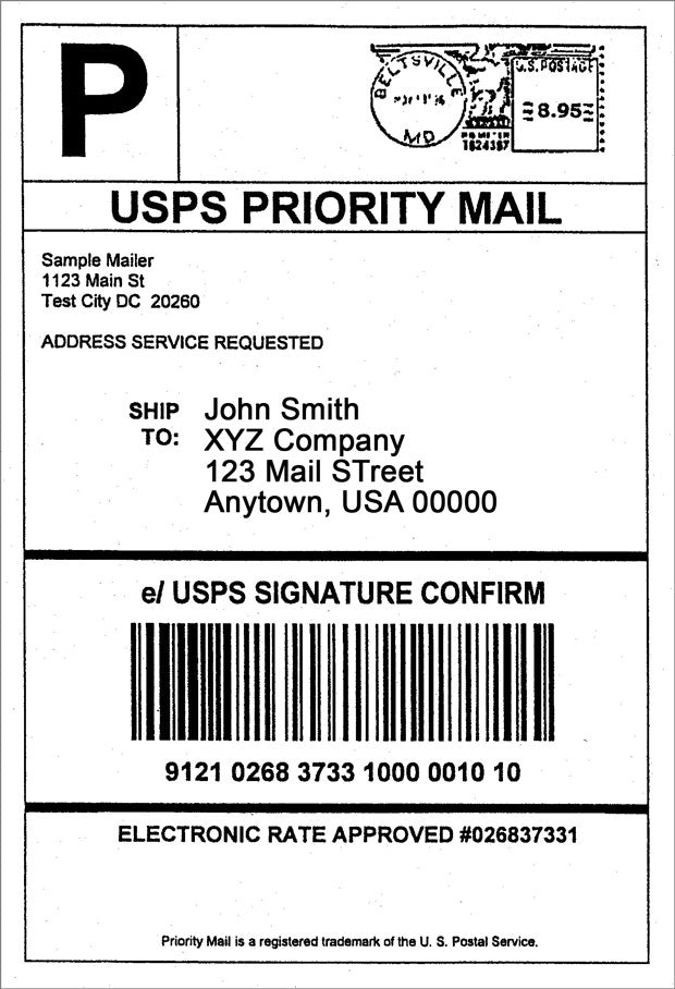 USPS OVERNIGHT SHIPPING SERVICE PER INDIVIDUAL ITEM