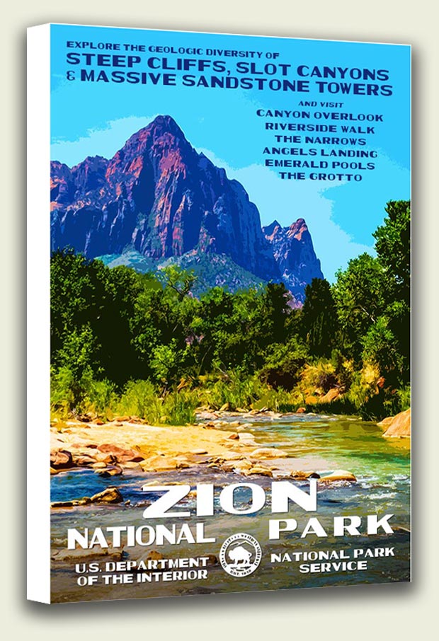 Zion National Park Canvas Print